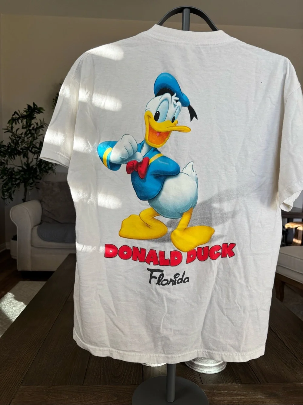Vintage 1934 Donald Duck T-Shirt – Florida Color Back Graphic.
